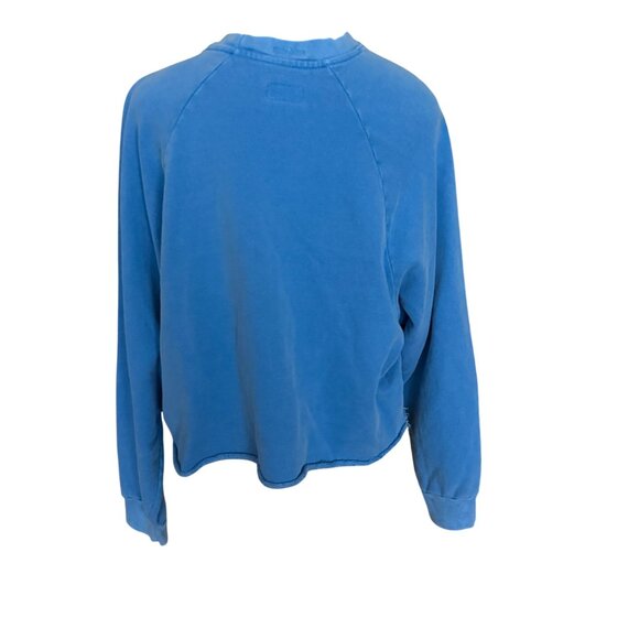 Mother The Boost Crop Cutoff Sweatshirt Size XS - Picture 5 of 9